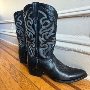 Dan Post black cowboy boots